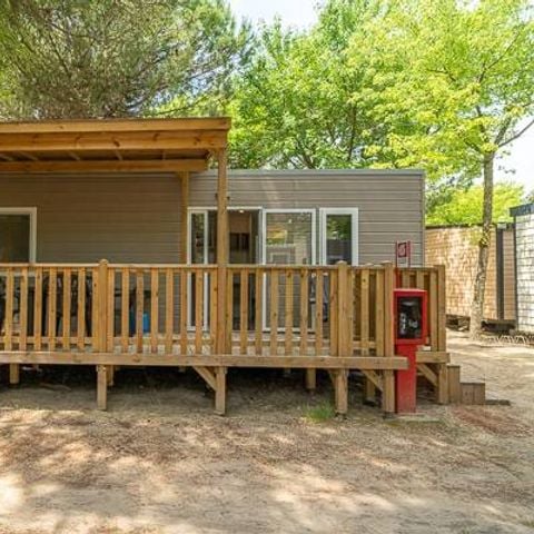 MOBILHOME 4 personnes - Comfort | 2 Ch. | 4 Pers. | Terrasse surélevée | Clim.