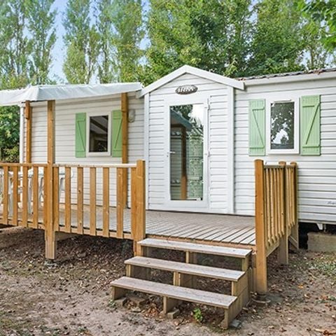 Mobilhome 6 personnes - Classic XL | 2 Ch. | 4/6 Pers. | Terrasse surélevée | Clim.