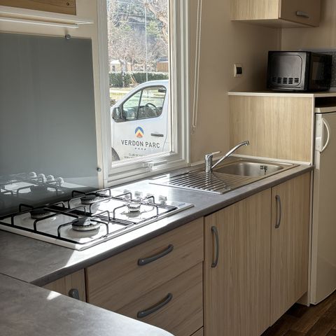 Mobile home 4 persons - Mobile-home | Comfort | 2 Bedrooms | 4 Pers. | Single terrace | Air-con.