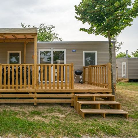 Mobile home 6 persons - Mobile-home | Comfort XL | 3 Bedrooms | 6 Pers. | Raised terrace | Air conditioning