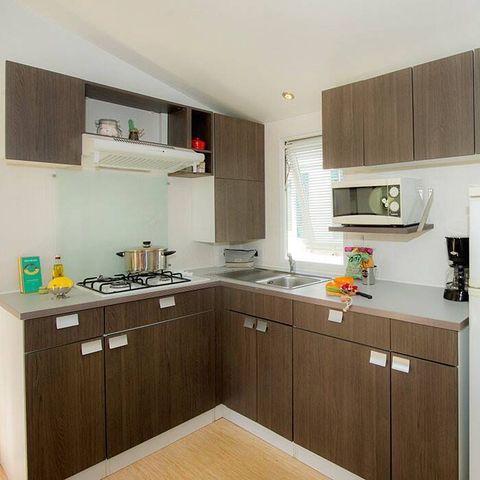 Stacaravan 6 personen - Klassiek | 3 slaapkamers | 6 pers | Eenpersoons terras | Airconditioning