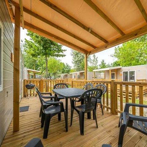 Mobile home 4 persons - Comfort | 2 Bedrooms | 4 Pers | Raised terrace | Air conditioning