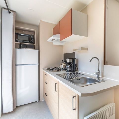 MOBILHOME 6 personas - Mobil-home | Confort | 3 Dormitorios | 6 Pers. | Terraza elevada | Aire acondicionado