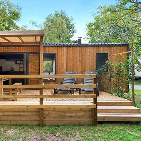 Mobilheim 4 Personen - Mobilheim | Premium | 2 Zi. | 4 Pers. | Erhöhte Terrasse | Klim.