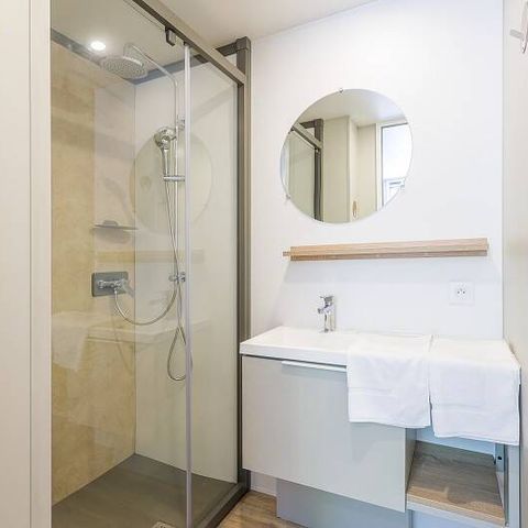 Mobile home 6 persons - Mobil-home | Ultimate | 3 Bedrooms | 6 Pers. | Raised terrace | 2 bathrooms | Air-con.