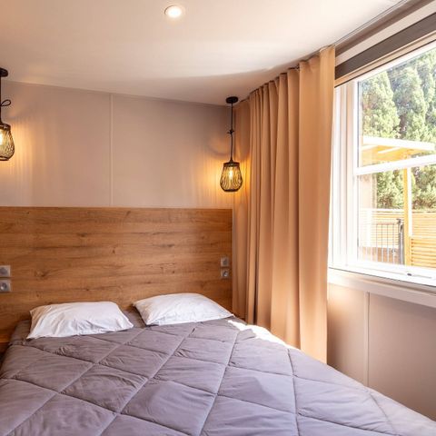 Mobile home 6 persons - Mobil-home | Ultimate | 3 Bedrooms | 6 Pers. | Raised terrace | Jacuzzi | 2 bathrooms | Air-con.