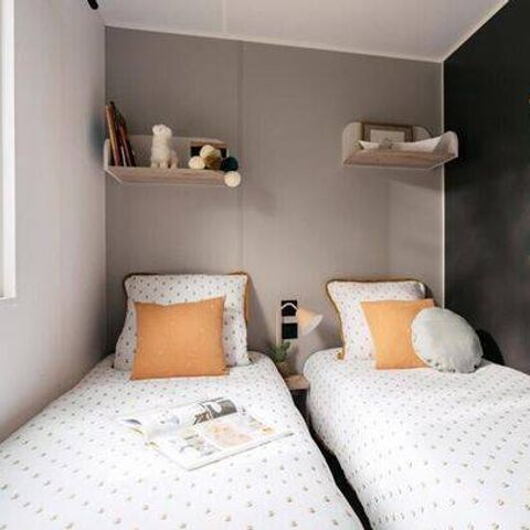 Mobile home 6 persons - Mobil-home | Premium | 3 Bedrooms | 6 Pers. | Terrace Lounge | Air-con.