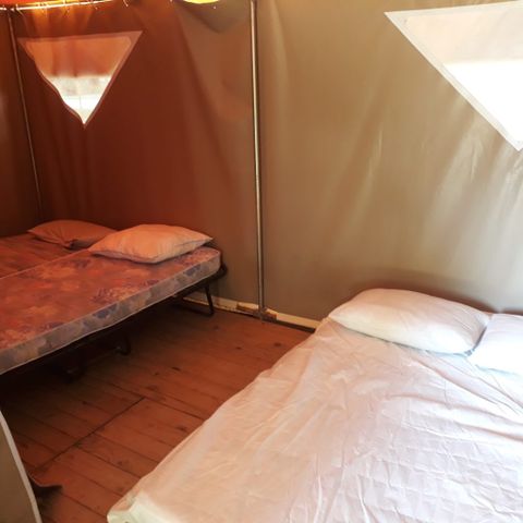 Canvas and wooden tent 4 persons - Les Muguets - 4 people