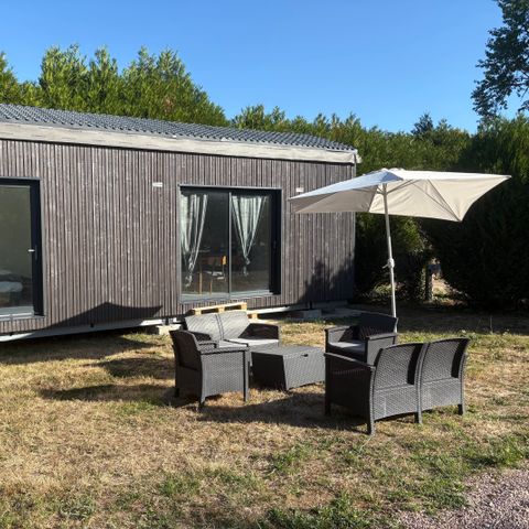 Lodge 2 persons - Grey, 2-room, 2-person, air-conditioned