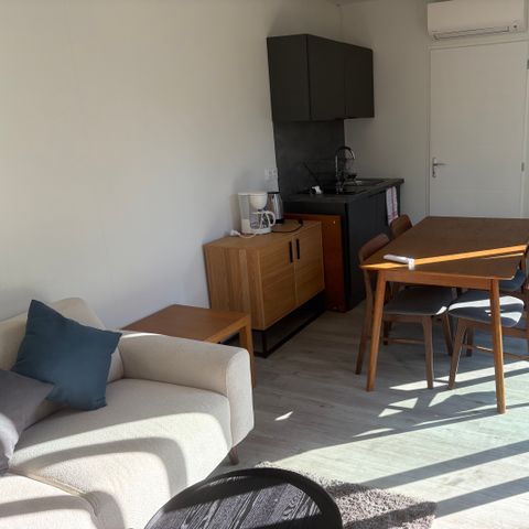 Lodge 2 persons - Grey, 2-room, 2-person, air-conditioned
