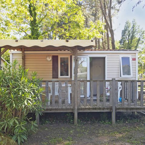 Mobilheim 4 personen - Classic | 2 Zi. | 4 Pers. | Erhöhte Terrasse | Klim.