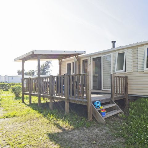 Mobile home 6 persons - Mobile-home | Comfort | 3 Bedrooms | 6 Pers. | Raised terrace | Air conditioning