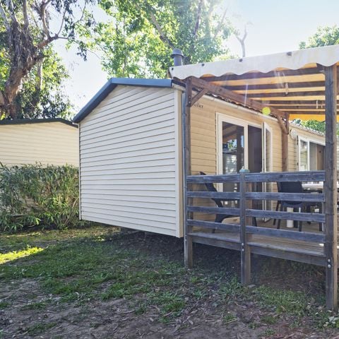 BUNGALOW 6 personnes - Comfort XL | 2 Ch. | 4/6 Pers. | Terrasse surélevée | Clim.