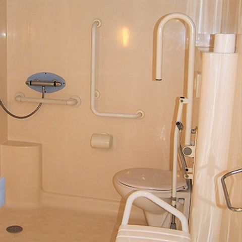 Mobilhome 4 personnes - Mobil-home PMR | Comfort XL | 2 Ch. | 4/6 Pers. | Terrasse surélevée | Clim. | TV