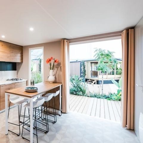 MOBILE HOME 6 people - 29.70m² - 3 bedrooms (160cm bed) - with TV -