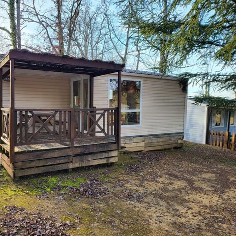 Mobilheim 5 Personen - Loggia 28m² - 2 Schlafzimmer - OHNE TV