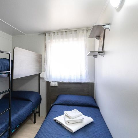 Stacaravan 5 personen - DELUXE met twee slaapkamers