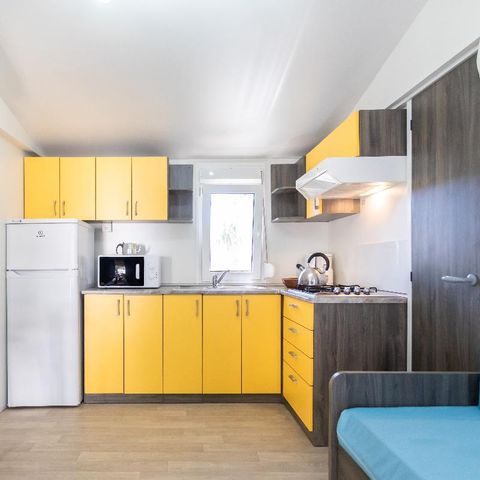 Stacaravan 5 personen - DELUXE met twee slaapkamers