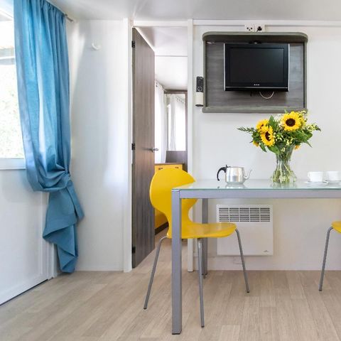 Stacaravan 5 personen - DELUXE met twee slaapkamers