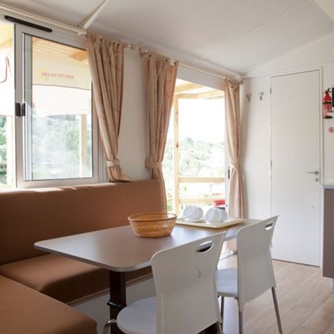 Mobilheim 6 Personen - Classic | 2 Zi. | 4/6 Pers. | Hochterrasse | Klim.
