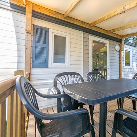 BUNGALOW 6 personnes - Classic | 3 Ch. | 4/6 Pers. | Terrasse surélevée | Clim