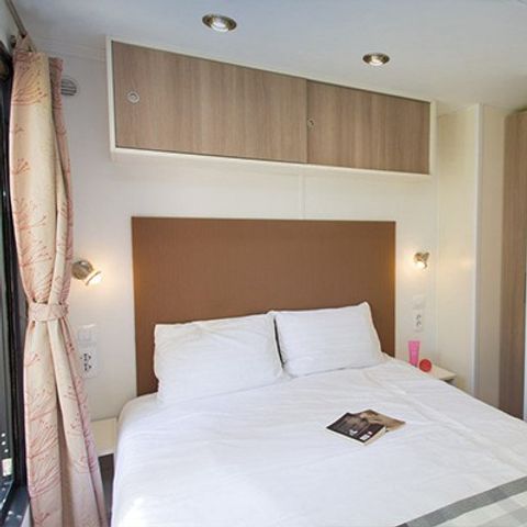 Stacaravan 6 personen - Mobile-home | Comfort XL | 2 slaapkamers | 4/6 pers. | Verhoogd terras | Airconditioning