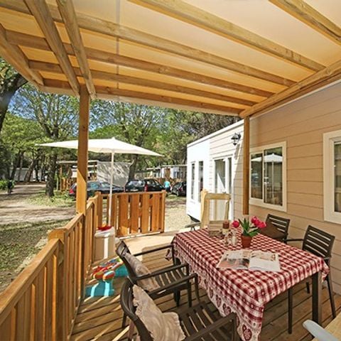 CASA MOBILE 6 persone - Casa mobile | Comfort XL | 2 Camere da letto | 4/6 Persone | Terrazza rialzata | Aria condizionata