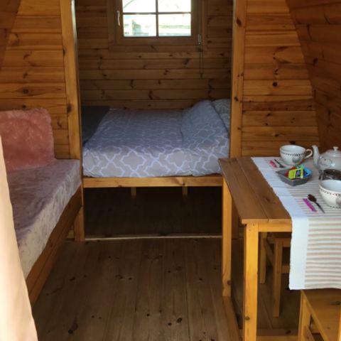 Chalet 2 persons - WOODEN CABIN without sanitary facilities