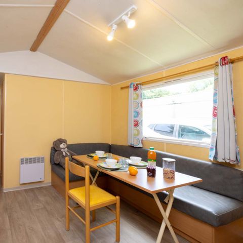 Stacaravan 4 personen - KLASSIEK OVERDEKT TERRAS 27M².