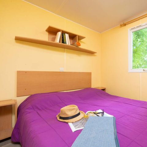 Mobilheim 4 personen - KLASSISCHE ÜBERDACHTE TERRASSE 27M²