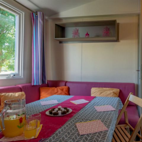 MOBILHOME 6 personas - COMFORT 30M² Sol/Sol