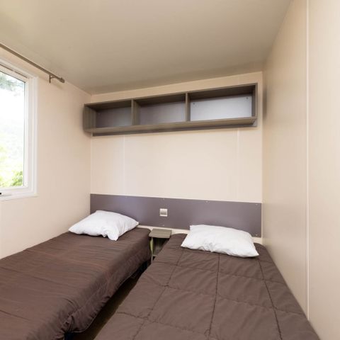 MOBILHOME 6 personas - COMODIDAD TERRAZA CUBIERTA 29M² Sol/Sol