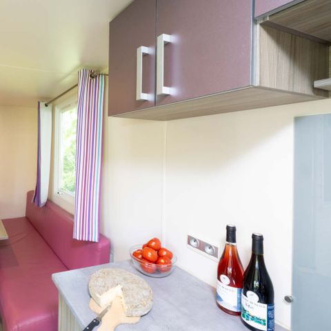 Mobilheim 6 personen - CONFORT ÜBERDECKTE TERRASSE 29M² So/So