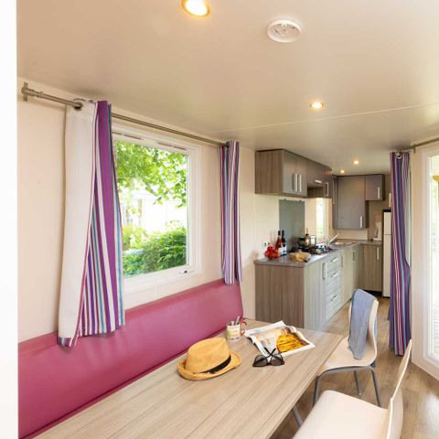 Mobilheim 6 personen - CONFORT ÜBERDECKTE TERRASSE 29M² So/So