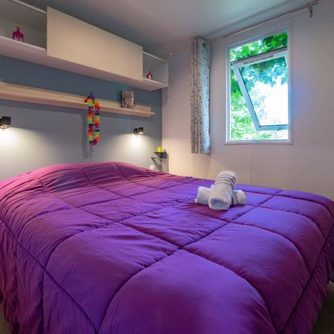 Mobilheim 6 personen - Privilège34m² (3Sch-6P) Überdachte Terrasse