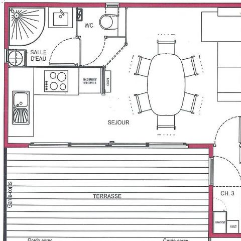 CHALET 6 people - Privilege 4 adults + 2 children Prestige