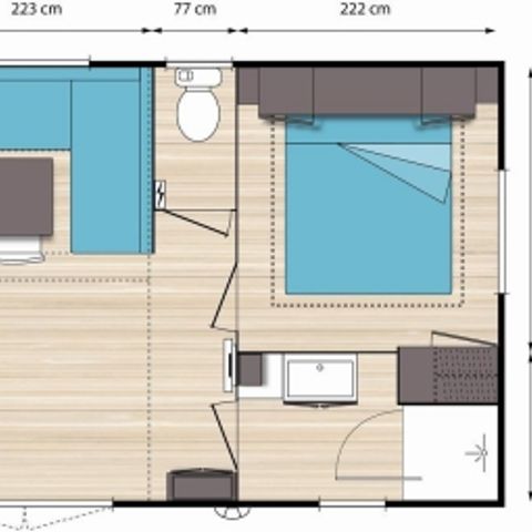 Mobile home 4 persons - Grand confort Riviéra