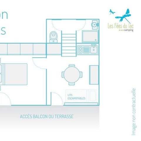 Country house 4 persons - Gîte Confort (1 bedroom)
