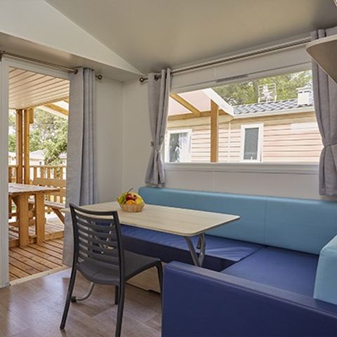 Mobilhome 4 personnes - Comfort | 2 Ch. | 4 Pers. | Terrasse surélevée | Clim. | TV