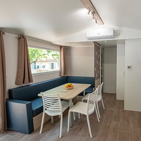 Mobile home 6 persons - Comfort | 3 Bedrooms | 6 Pers | Small Terrace | Air Conditioning | TV
