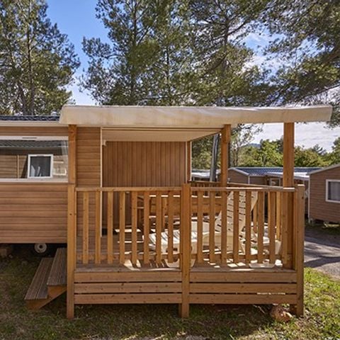 Stacaravan 4 personen - Comfort XL | 2 slaapkamers | 4 pers | Eenpersoons terras | Airconditioning