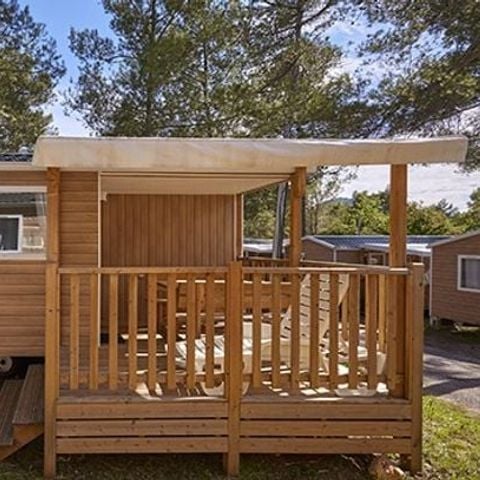 MOBILE HOME 4 people -  Comfort XL | 2 Bedrooms | 4 Pers | Raised terrace | Air conditioning | TV