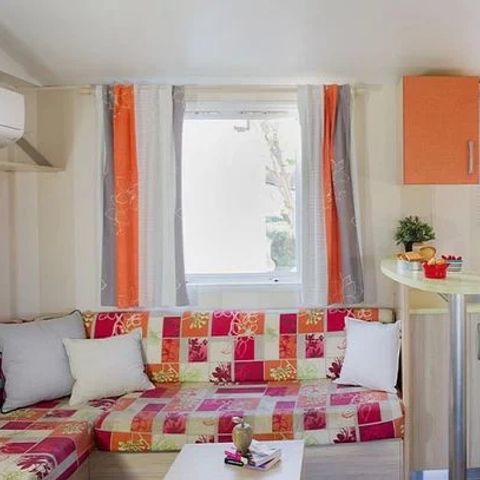 MOBILE HOME 6 people - Comfort XL | 2 Bedrooms | 4/6 Pers | Raised terrace | Air conditioning | TV