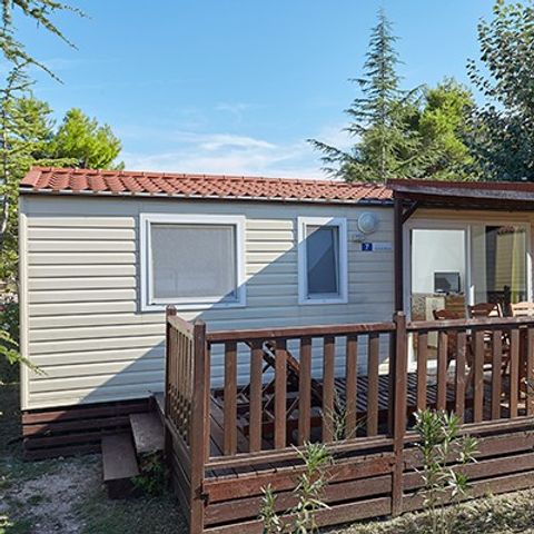 Mobilhome 6 personnes - Comfort XL | 3 Ch. | 6 Pers. | Terrasse surélevée | Clim. | TV