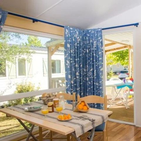 Mobile home 2 persons - Mobile-home | Comfort | 1 Bedrooms | 2 Pers. | Raised terrace | Air conditioning | TV