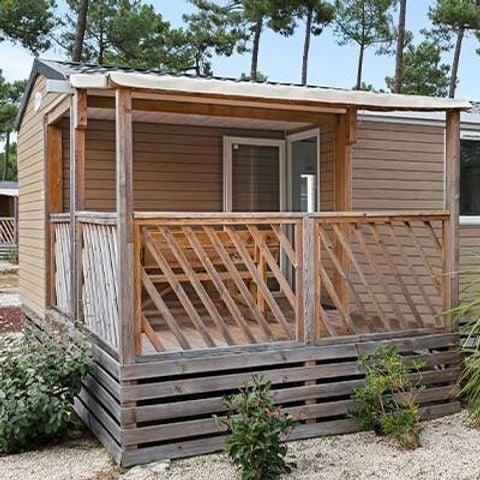 Stacaravan 4 personen - Comfort | 2 Slaapkamers | 4 Pers | Eenpersoons terras | Airconditioning | TV