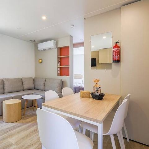 Mobile home 6 persons - | Premium | 3 Bedrooms | 6 Pers | Raised terrace | Air conditioning | TV