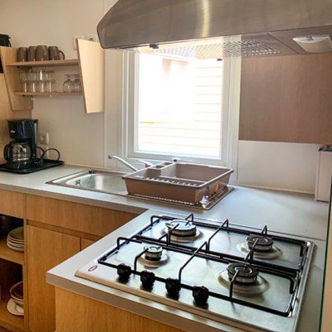 Mobile home 6 persons - Classic XL | 2 Bedrooms | 4/6 Pers. | Raised terrace | Air conditioning | TV