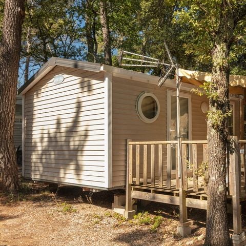 MOBILHOME 2 personnes - Comfort | 1 Ch. | 2 Pers. | Terrasse surélevée | Clim. | TV