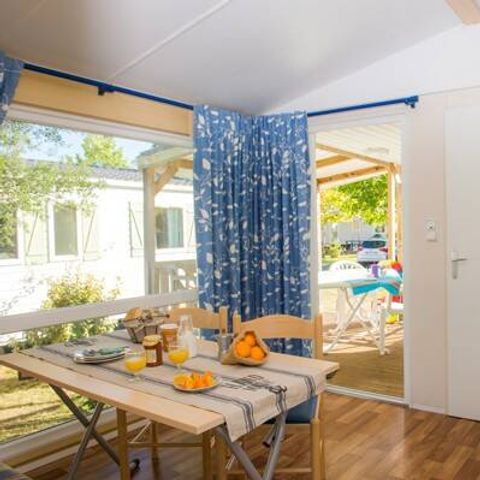 Mobile home 2 persons - Comfort | 1 Bedrooms | 2 Pers | Raised terrace | Air conditioning | TV